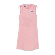 Casual Katoenen Jurk Moschino , Pink , Dames