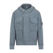 Hooded Jacket met Chrome-R Lens C.p. Company , Blue , Heren