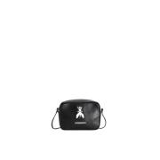 Camera Case Logo Kunst Tas Patrizia Pepe , Black , Dames