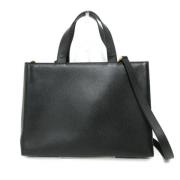 Pre-owned Leather celine-bags Celine Vintage , Black , Dames