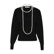 Wollen Crush Necklace Sweater Zimmermann , Black , Dames