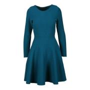 Elegante Damesjurk Viscose Mix Antonino Valenti , Blue , Dames