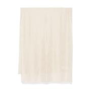 Beige Sjaal met Lurex Details Max Mara , Beige , Dames