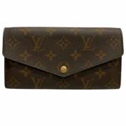 Pre-owned Canvas wallets Louis Vuitton Vintage , Brown , Dames