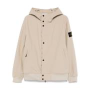 Beige Jassen voor Mannen Stone Island , Beige , Heren