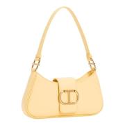 Gele Logo Tas Twinset , Yellow , Dames