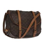 Pre-owned Canvas louis-vuitton-bags Louis Vuitton Vintage , Brown , Da...