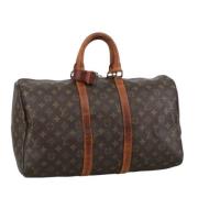 Pre-owned Canvas travel-bags Louis Vuitton Vintage , Brown , Dames