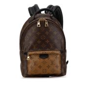 Pre-owned Canvas backpacks Louis Vuitton Vintage , Brown , Dames