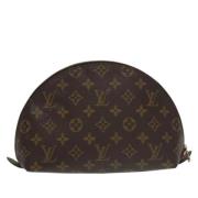 Pre-owned Canvas pouches Louis Vuitton Vintage , Brown , Dames