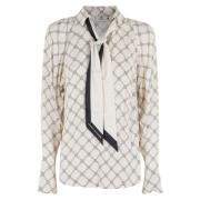 Stijlvolle Shirt voor Vrouwen Elisabetta Franchi , White , Dames