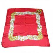 Pre-owned Silk scarves Chanel Vintage , Red , Dames