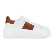 Witte H-Stripes Damessneakers Hogan , White , Dames