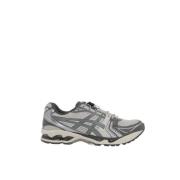 Lichtgrijze Mesh Low-Top Sneakers Asics , Gray , Heren