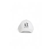 Zonneklep Katoenen Hoed Lente/Zomer Collectie Armani Exchange , White ...