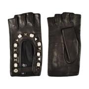 Leren Handschoenen Dolce & Gabbana , Black , Dames