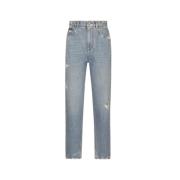 Amber gescheurde high-waisted blauwe jeans Dolce & Gabbana , Blue , Da...