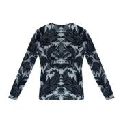 Top met fluwelen afwerking Etro , Blue , Dames