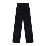 Jeans D-Touch-Cargo L.32 Diesel , Black , Heren