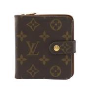 Pre-owned Canvas wallets Louis Vuitton Vintage , Brown , Dames