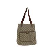 Pre-owned Leather gucci-bags Gucci Vintage , Beige , Dames