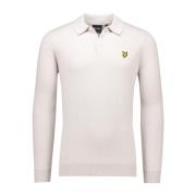 Beige Polo met Lange Mouwen Lyle & Scott , Beige , Heren