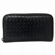 Pre-owned Leather wallets Bottega Veneta Vintage , Black , Dames