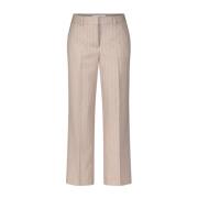 Gestreepte loszittende broek Raffaello Rossi , Beige , Dames