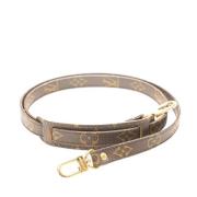 Pre-owned Canvas belts Louis Vuitton Vintage , Brown , Dames