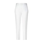 Klassieke katoenen broek met zakken Dondup , White , Dames