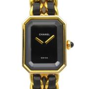 Pre-owned Metal watches Chanel Vintage , Black , Dames