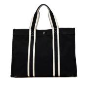 Pre-owned Canvas handbags Hermès Vintage , Black , Dames