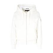 Klassieke Bunny Ivoor Katoenen Sweatshirt Moose Knuckles , White , Dam...