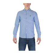 Katoenen Lange Mouw Shirt Lyle & Scott , Blue , Heren