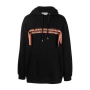 Zwarte Hoodie voor een stijlvolle uitstraling Lanvin , Black , Heren