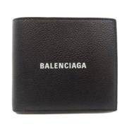 Pre-owned Leather wallets Balenciaga Vintage , Black , Dames