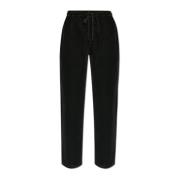 Ribfluwelen broek Nirlen Isabel Marant , Black , Heren