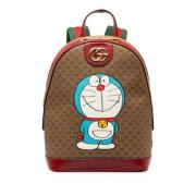 Pre-owned Fabric backpacks Gucci Vintage , Beige , Dames