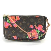 Pre-owned Cotton louis-vuitton-bags Louis Vuitton Vintage , Brown , Da...