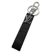 Pre-owned Leather key-holders Louis Vuitton Vintage , Black , Dames