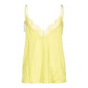 Sleeveless Tops Pinko , Yellow , Dames