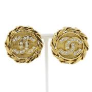 Pre-owned Metal chanel-jewelry Chanel Vintage , Yellow , Dames