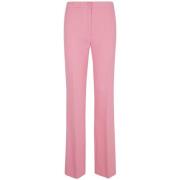 Roze Broek met Goudkleurig Logo Twinset , Pink , Dames