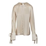 Rachel Blouse Semicouture , Beige , Dames