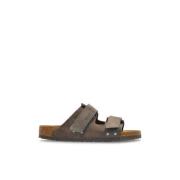 Slides Uji Birkenstock , Gray , Heren