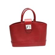 Pre-owned Leather louis-vuitton-bags Louis Vuitton Vintage , Red , Dam...