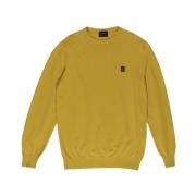 Gele Katoenen Crewneck T-Shirt RefrigiWear , Yellow , Heren