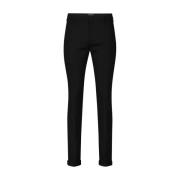 Klassieke Slim Fit Broek Dondup , Black , Heren