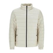 Gewatteerd Jack met Rits voor Herfst-Winter Boss , Beige , Heren