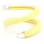 Pre-owned Leather bracelets Bottega Veneta Vintage , Yellow , Dames